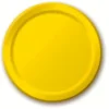 Golden Yellow Dessert Plates