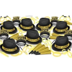 Gold Glow New Year's Eve Party Kit for 50