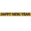 Gold Metallic Happy New Year Fringe Banner