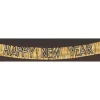 9' Gold New Year's Banner