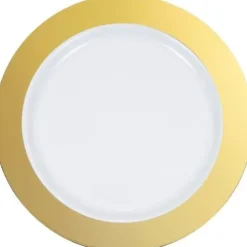 Gold Rim 9" Plate 10pk
