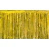 Gold Tinsel Fringe Drape