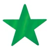 9" Green Foil Star