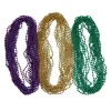 Green, Gold, Purple Metallic Bead Necklaces