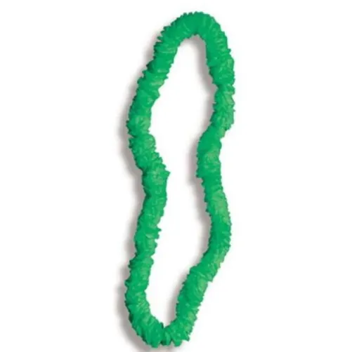 Green Poly Lei