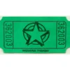 Green Star Ticket Roll