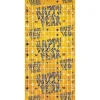 Happy New Year Metallic Curtain