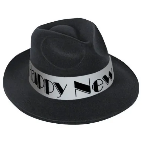 Happy New Year Velour Fedora