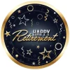 Happy Retirement Paper Plates 9"