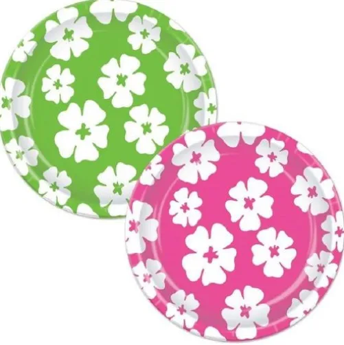 Hibiscus Dessert Plates