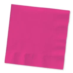 Hot Pink Beverage Napkins