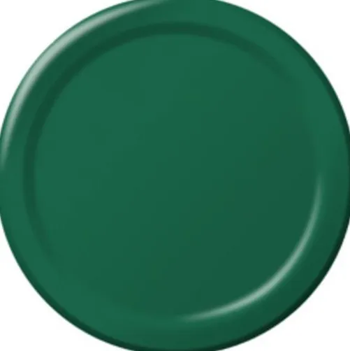 Hunter Green Dinner Plates