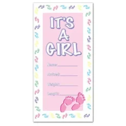 It's A Girl Door Cover