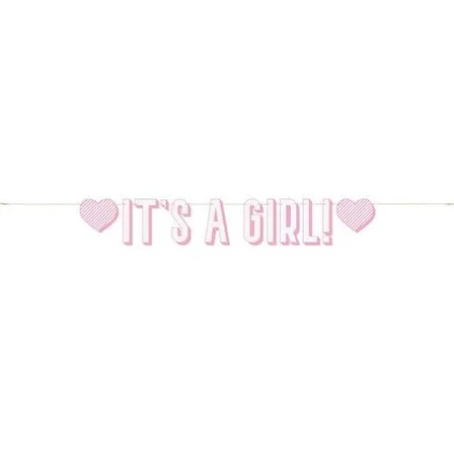 It's A Girl Letter Banner