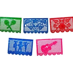Jumbo Fiesta Plastic Picado Banner