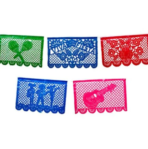 Jumbo Fiesta Plastic Picado Banner