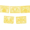 Large Golden Yellow Papel Picado