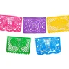 Large Neon Plastic Picado Banner