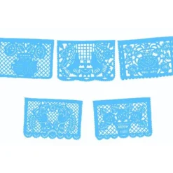 Large Paper Turquoise Picado