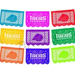 Large Taco Paper Picado