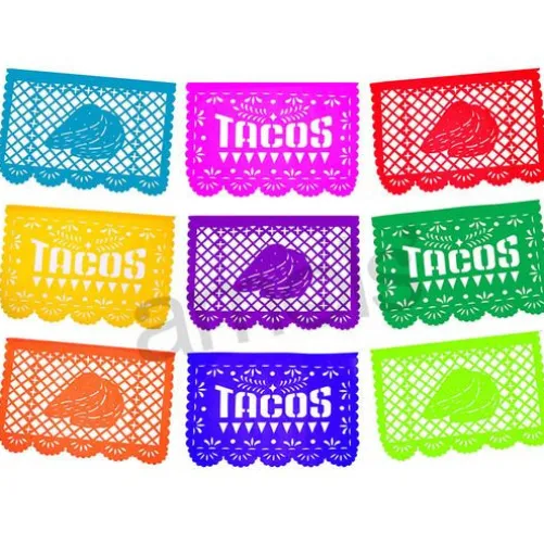Large Taco Paper Picado