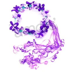 Lavender and Purple Flower Crown