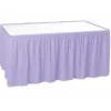 Lavender Table Skirt