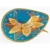 Light Blue and Gold Mariachi Sombrero