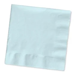 Light Blue Beverage Napkins