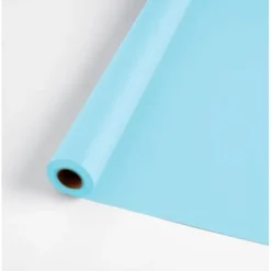 100' Light Blue Table Roll