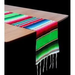 Lime Green Serape Table Runner