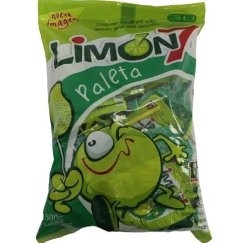Limon 7 Lime Lollipops