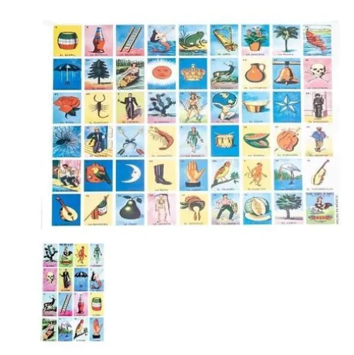 Loteria Paper Placemats