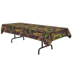 Mardi Gras Beads Tablecover
