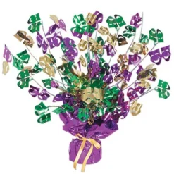 Mardi Gras Burst Centerpiece
