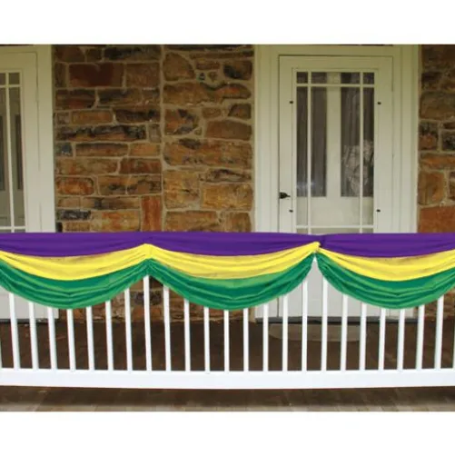 Mardi Gras Fabric Bunting