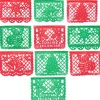 Medium Merry Christmas Plastic Picado Banner
