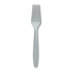 Metallic Silver Forks