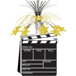 Movie Set Clapboard Centerpiece