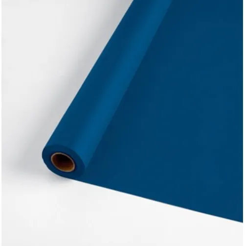 100' Navy Blue Table Roll
