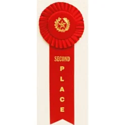 2nd Place Rosette Ribbon