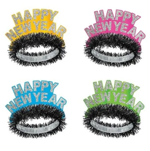 Neon Happy New Year Tiara