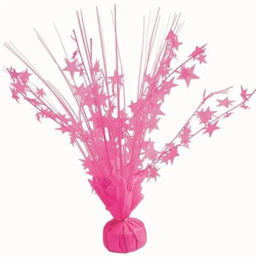 Neon Pink Star Burst Centerpiece
