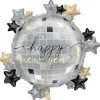 New Year Disco Ball Mylar Balloon