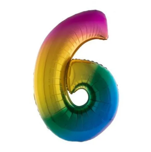 Number 6 Ballon 40"