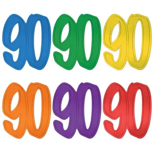 Number 90 Foil Cutout