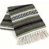 Olive Green Mexican Blanket