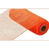 Orange Metallic Mesh Roll