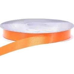 Orange Thin Satin Ribbon