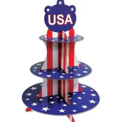 Patriotic Cupcake Stand